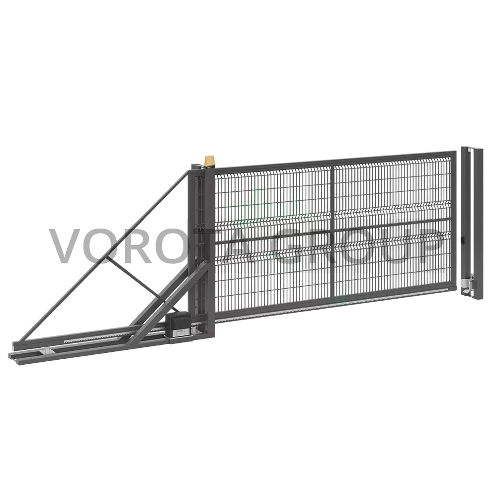 Откатные ворота Alutech сетка 3000x2000
