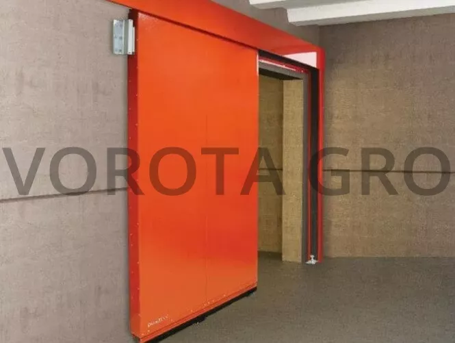 Противопожарные ворота Doorhan оранжевые 3000х2400