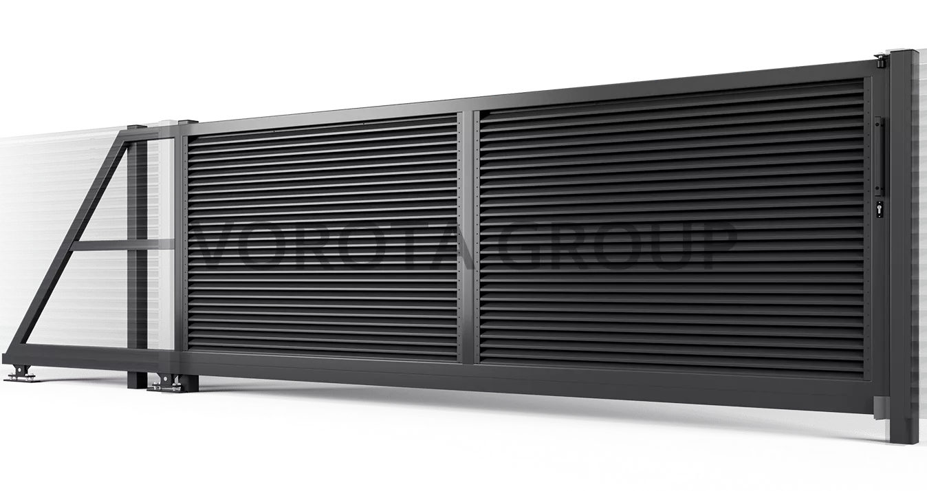 Откатные ворота Alutech металлические 4500x2800